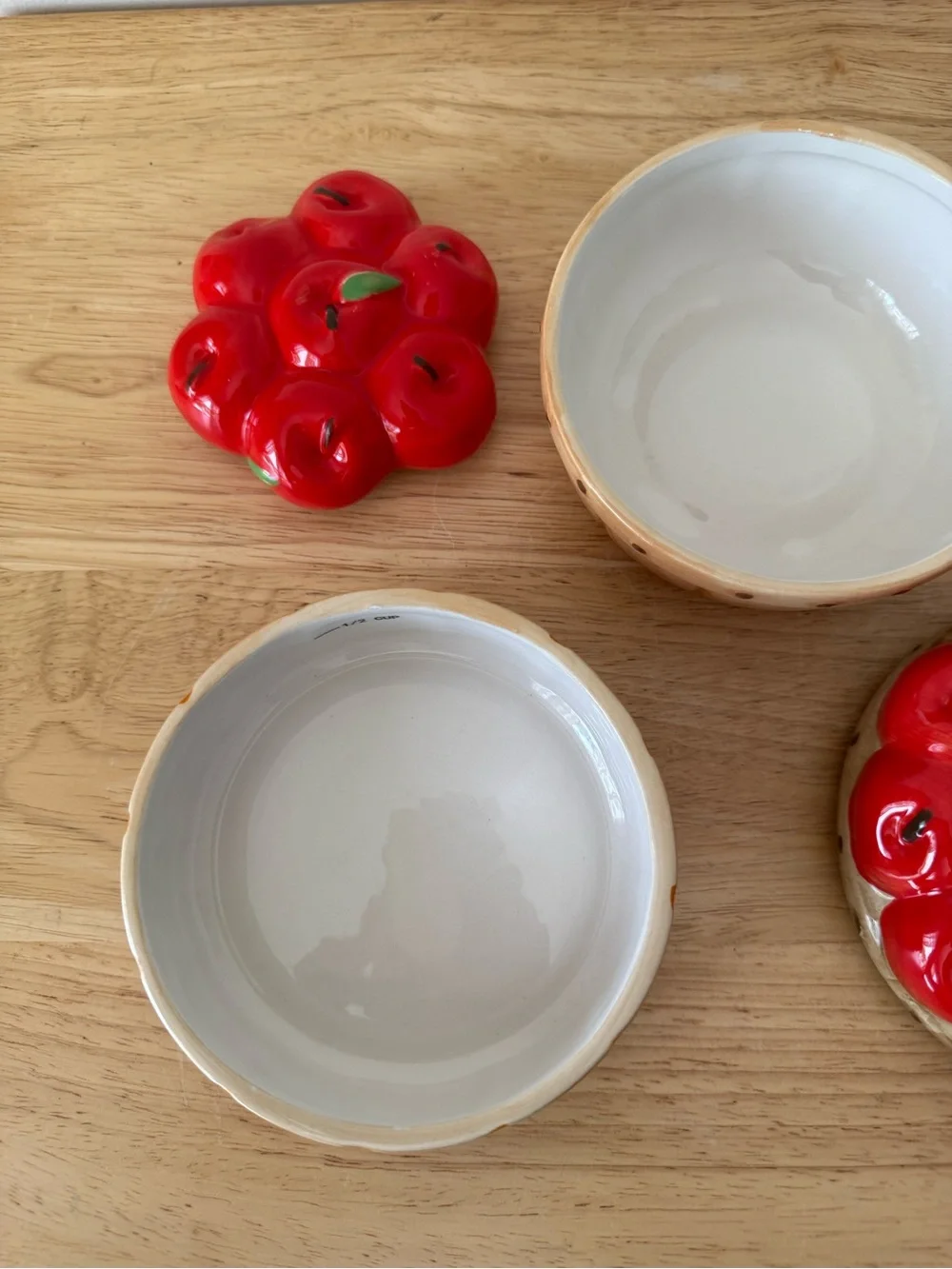 10 Strawberry Street Harvest Apple Basket Stacking Measuring Cups Sunshine Farms